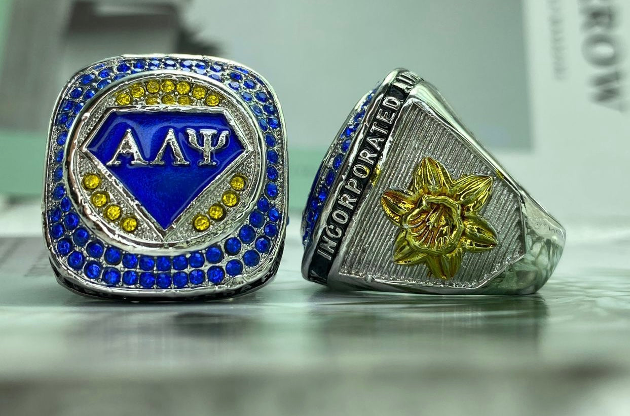 Alpha Lambda Psi  Military Spouses Sorority INC Ring