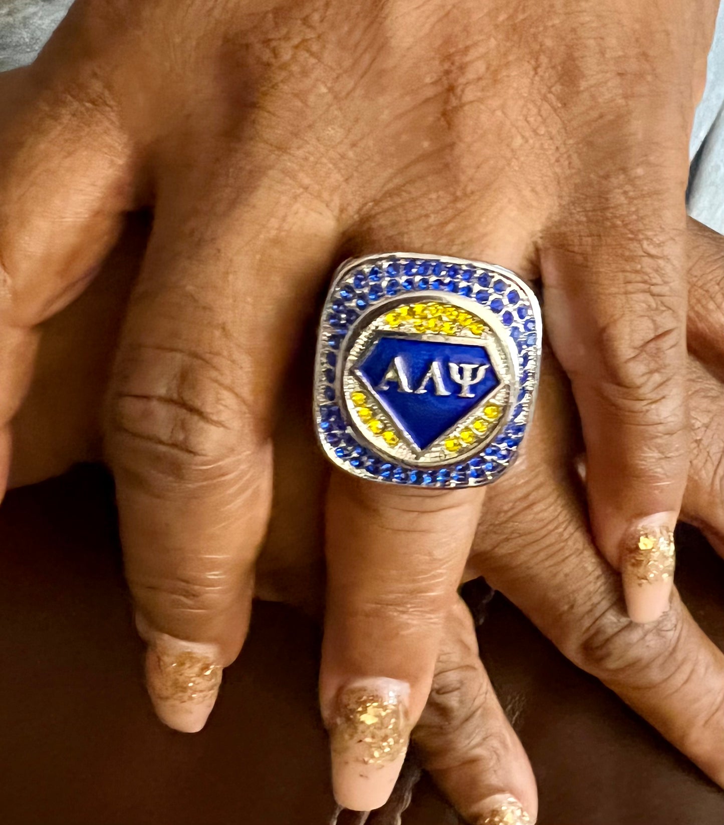 Alpha Lambda Psi  Military Spouses Sorority INC Ring