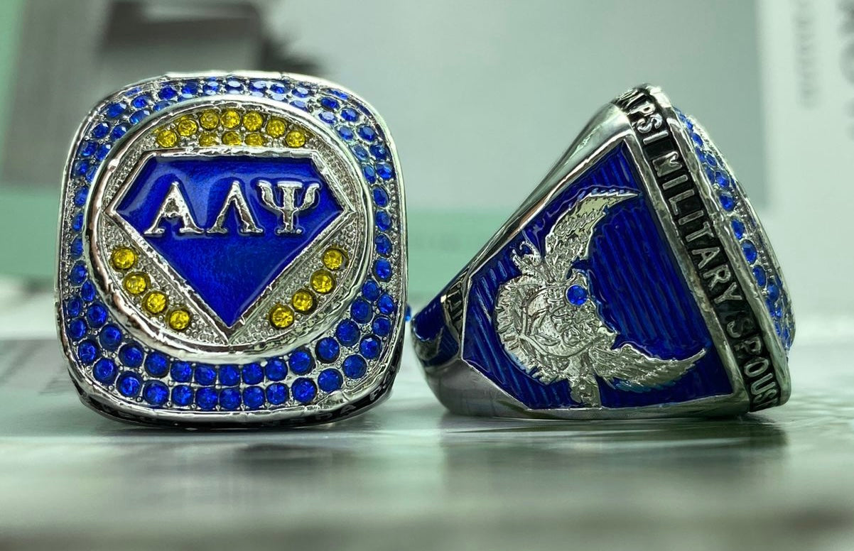 Alpha Lambda Psi  Military Spouses Sorority INC Ring